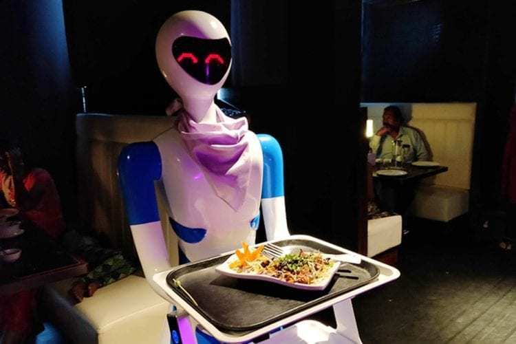 Robots serve food at this one-of-its-kind restaurant in Chennai