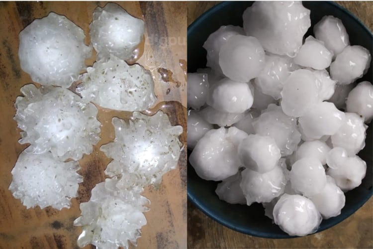 Devastating Hailstorm Hits Assam; Injures People And Breaks Roofs - Digpu News