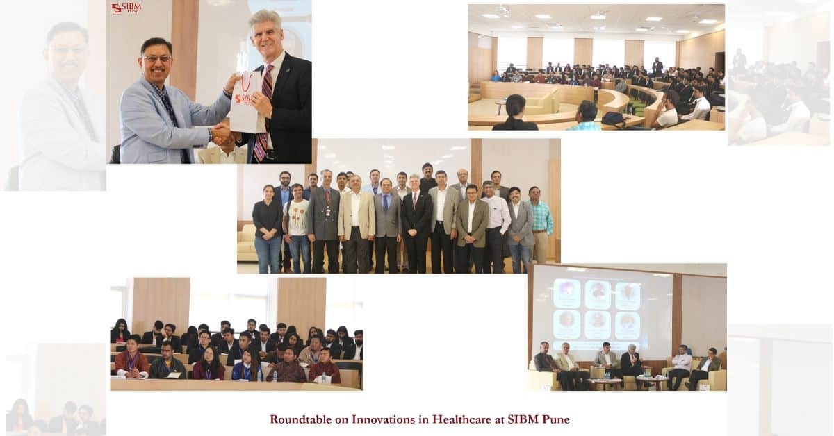Roundtable on Innovations in Healthcare at SIBM Pune