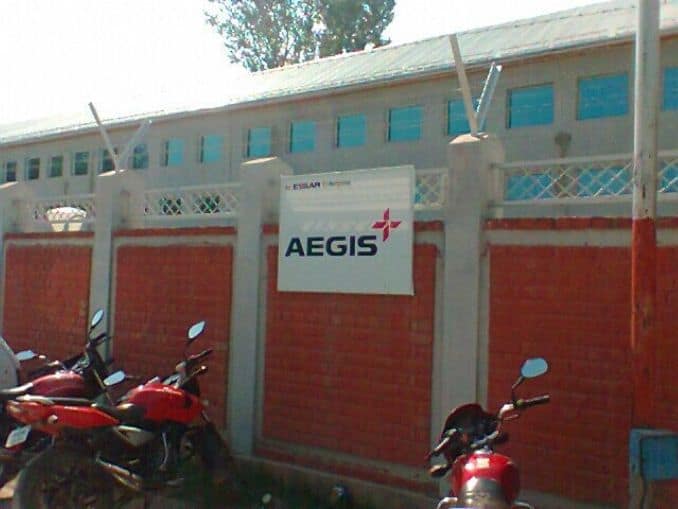 Aegis Limited winded up its operations in the Kashmir
