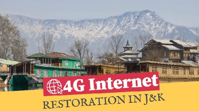 4G Internet to be restored on trial basis in J&K - Kashmir News Digpu