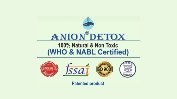 Preventing COVID-19 is simple with Anion Detox - Health News Digpu