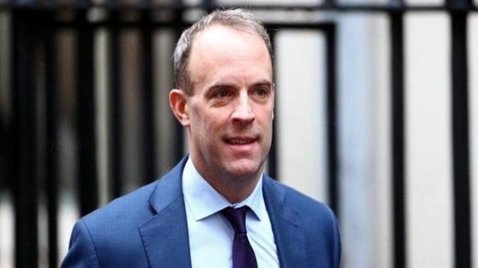 Dominic Raab UK foreign secretary to arrive in India for a four-day visit - Digpu