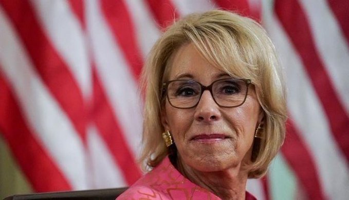 Trump's Education Secretary Betsy DeVos submits resignation -Digpu