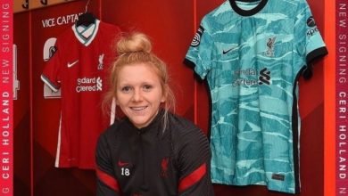 Liverpool Women sign midfielder Ceri Holland