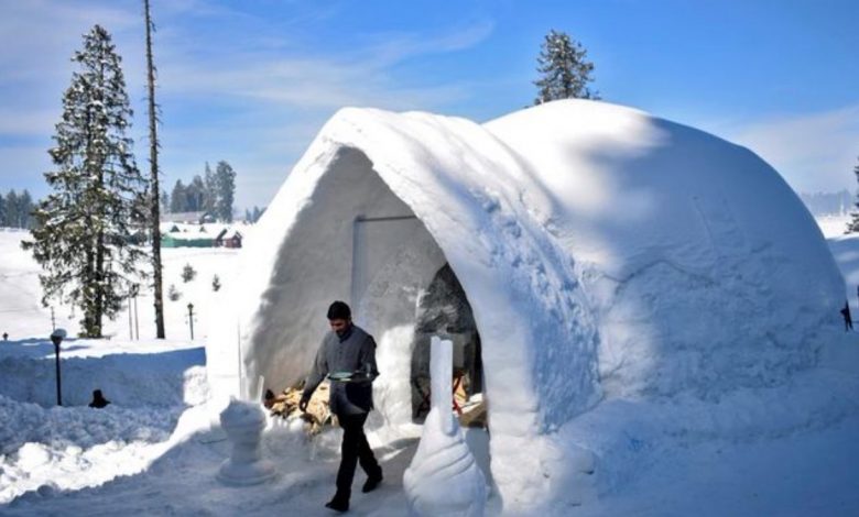 Igloo Cafe becomes a new attraction for tourists at J-K's Gulmarg