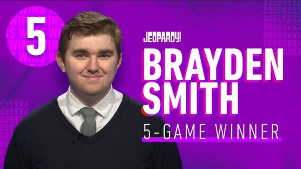 Brayden Smith, Five-time 'Jeopardy!' Champ, dies at 24 Digpu News