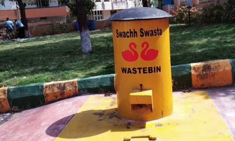 Karnataka man develops underground dustbin