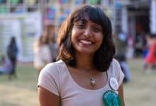 Students demanding the immediate release of Disha Ravi
