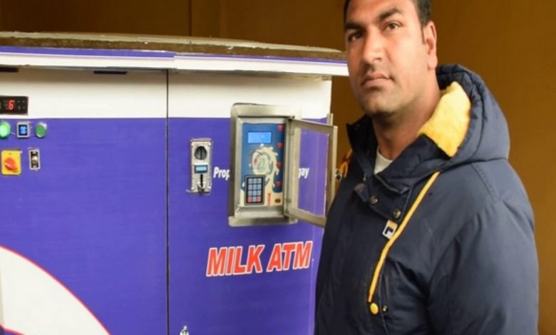 First 'Milk ATM' installed in Kashmir's Pulwama