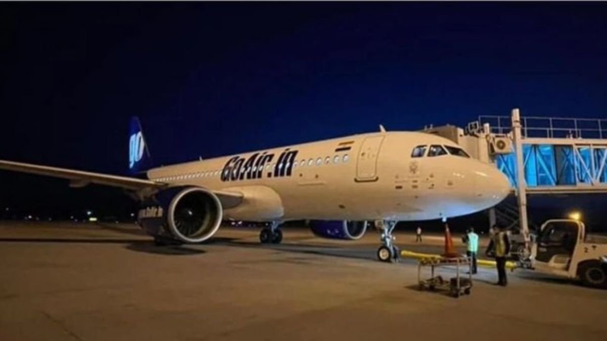 First night flight operated from Srinagar Airport