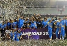 India Legends defeat Sri Lanka Legends by 14 runs to lift the title