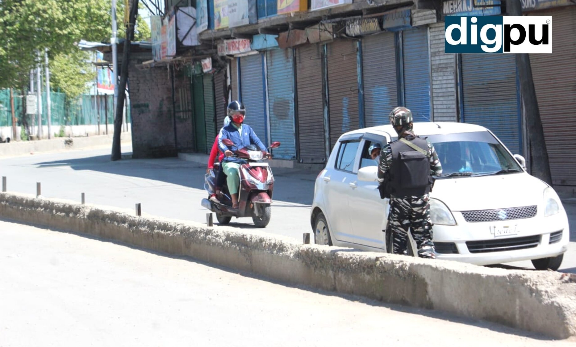 Strict Coronavirus-induced lockdown imposed in southern Kashmir’s Pulwama - COVID-19 Digpu News