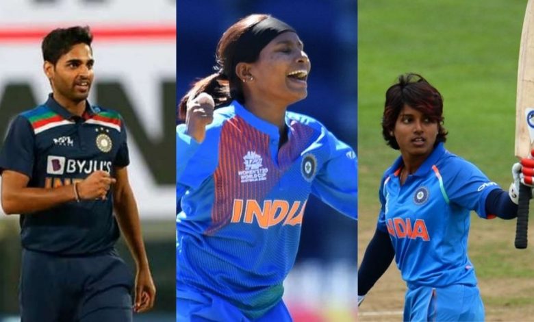 ICC Player of the Month: Bhuvneshwar, Rajeshwari, Punam nominated for March
