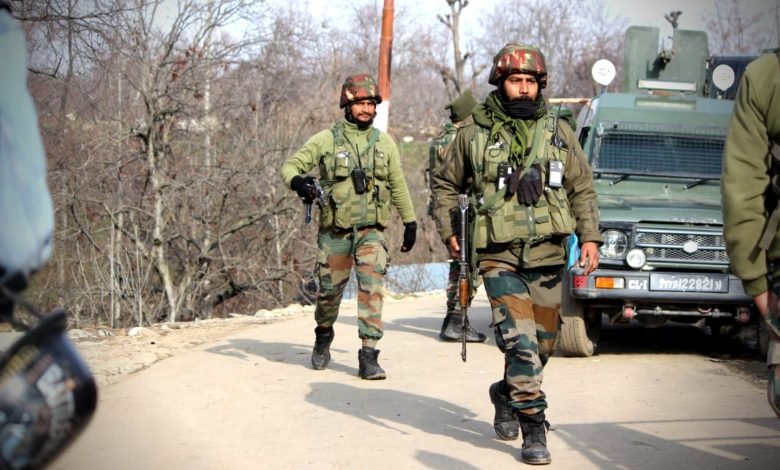 Indian Army Jawans in Shopian Kashmir image