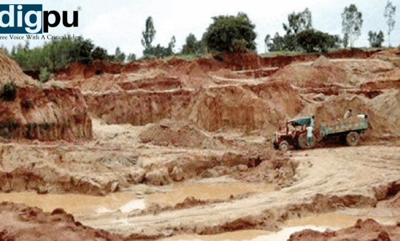 Illegal sand mining in Jabalpur wreaking destruction on the banks of the Narmada with Tacit Government support - Digpu News