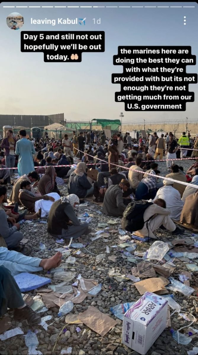 The horrors of Kabul Airport: No water, food, or roof for civilians waiting to flee