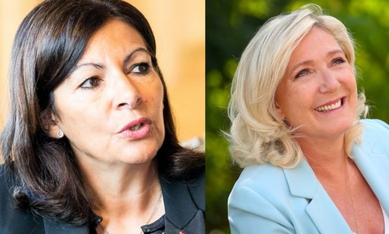 Marine Le Pen and Anne Hidalgo announce bids to become the first female French president