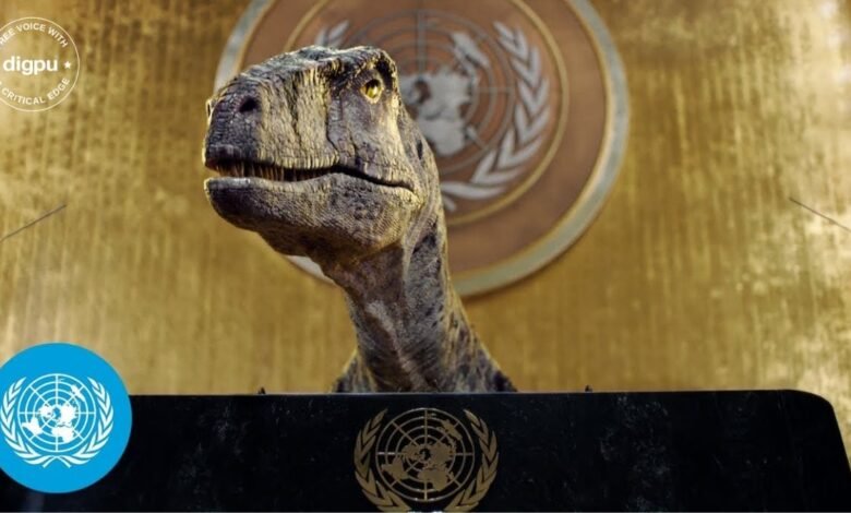 UN ropes in a ‘dinosaur’ to urge for immediate climate action