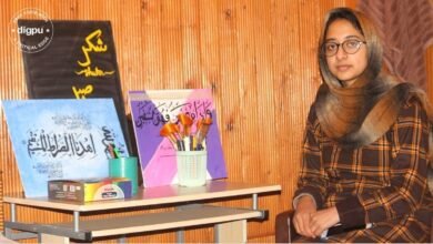 Inspired by TV series Alif, young girl from J-K’s Pulwama shines in Calligraphy