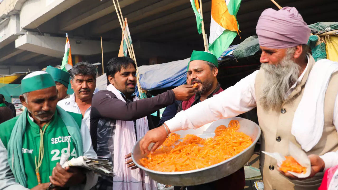 Farmers ecstatic after the news of farm laws repeal