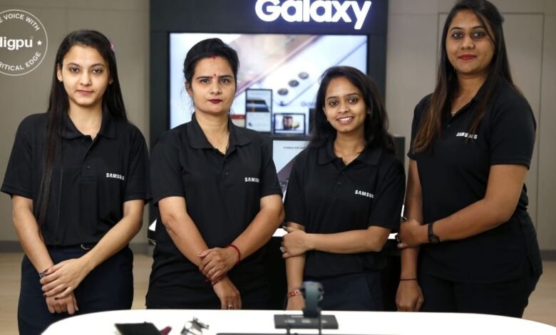 Samsung India all-women store