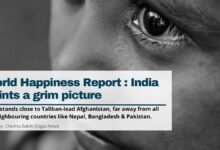 World Happiness Report: India far behind Nepal, Bangladesh and Pakistan - Cheshta Bakshi - Digpu News