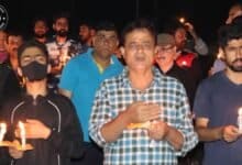 In Pictures: Candlelight vigil in Kashmir against Kashmiri Pandit's killing