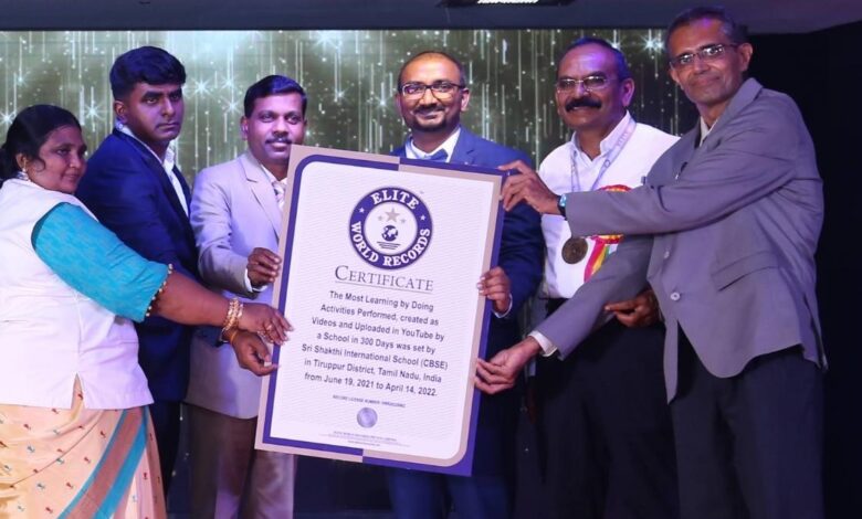 Sri Shakthi International School Sets Elite World Record