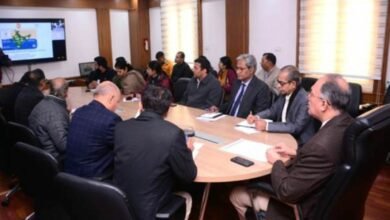 Dr Abhilaksh Likhi, Additional Secretary, Union Ministry of Agriculture and Farmers Welfare, chairs a meeting on the application and use of Geographical Indication (GI) of Honey at Krishi Bhawan today