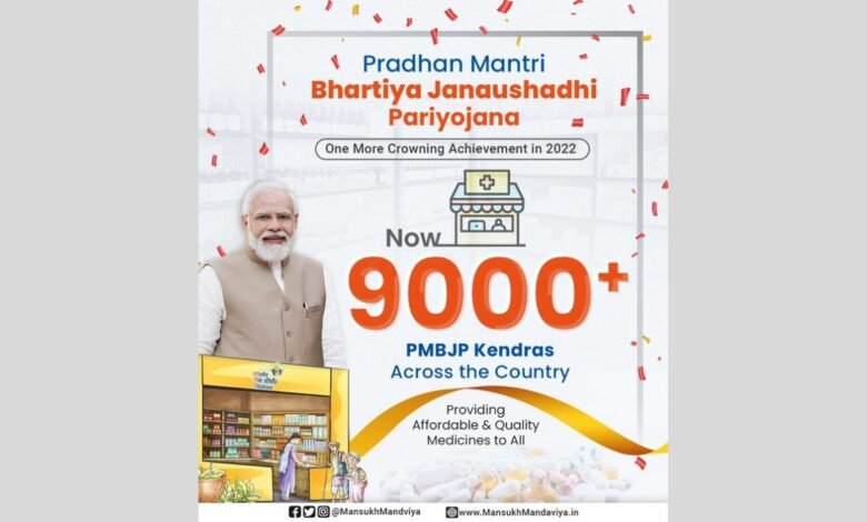 The government has deepened the reach of PMBJP with more than 9000 stores covering 743 out of 766 districts across the country