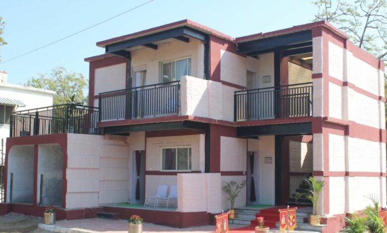 INDIAN ARMY INAUGURATES FIRST EVER TWO-STOREY 3-D PRINTED DWELLING UNIT AT AHMEDABAD