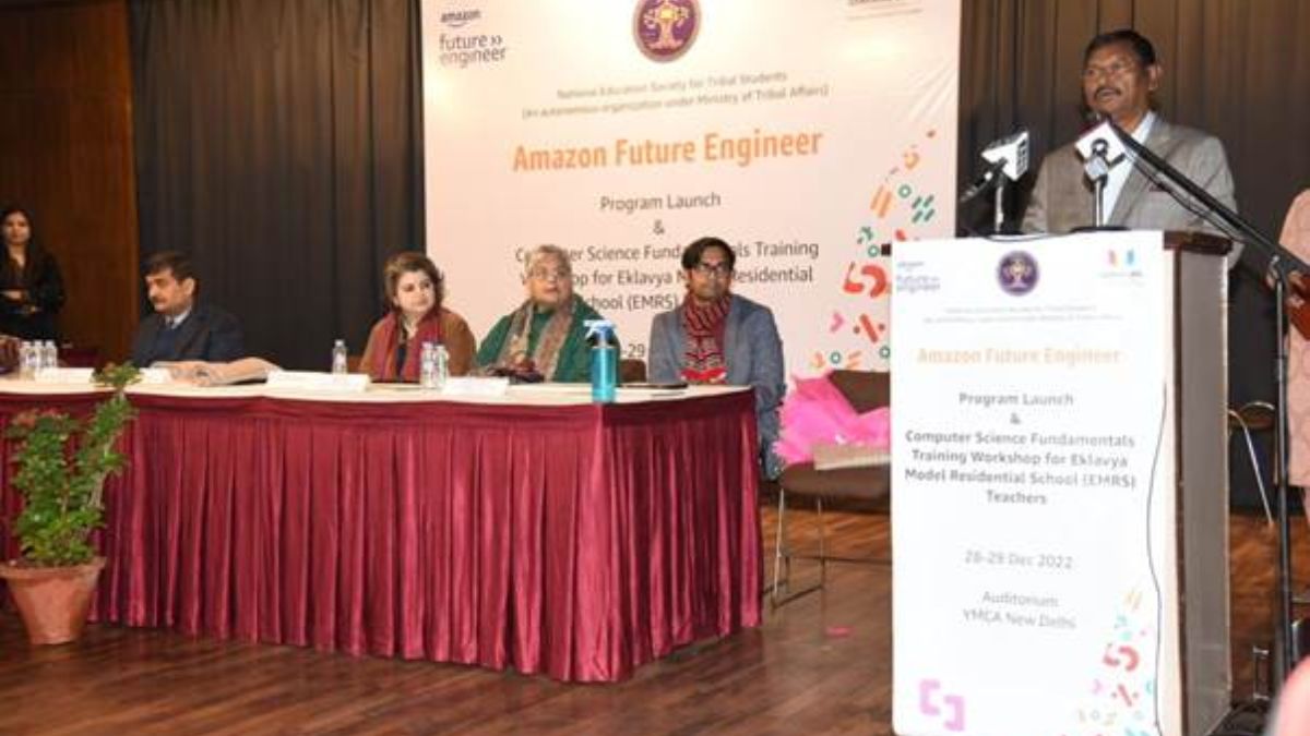 NESTS of Tribal Affairs Ministry partners with Amazon for the two-day capacity-building programme for EMRS teachers for the Future Engineer Program