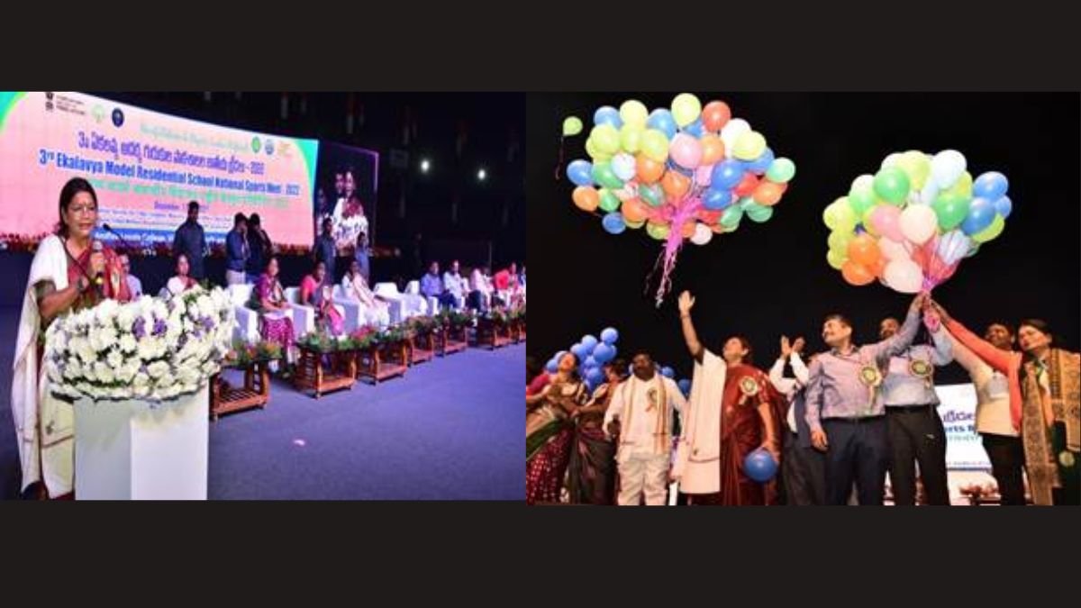 NESTS organizes National EMRS Sports Meet 2022-23 at Indira Gandhi Municipal Stadium in Vijaywada, Andhra Pradesh