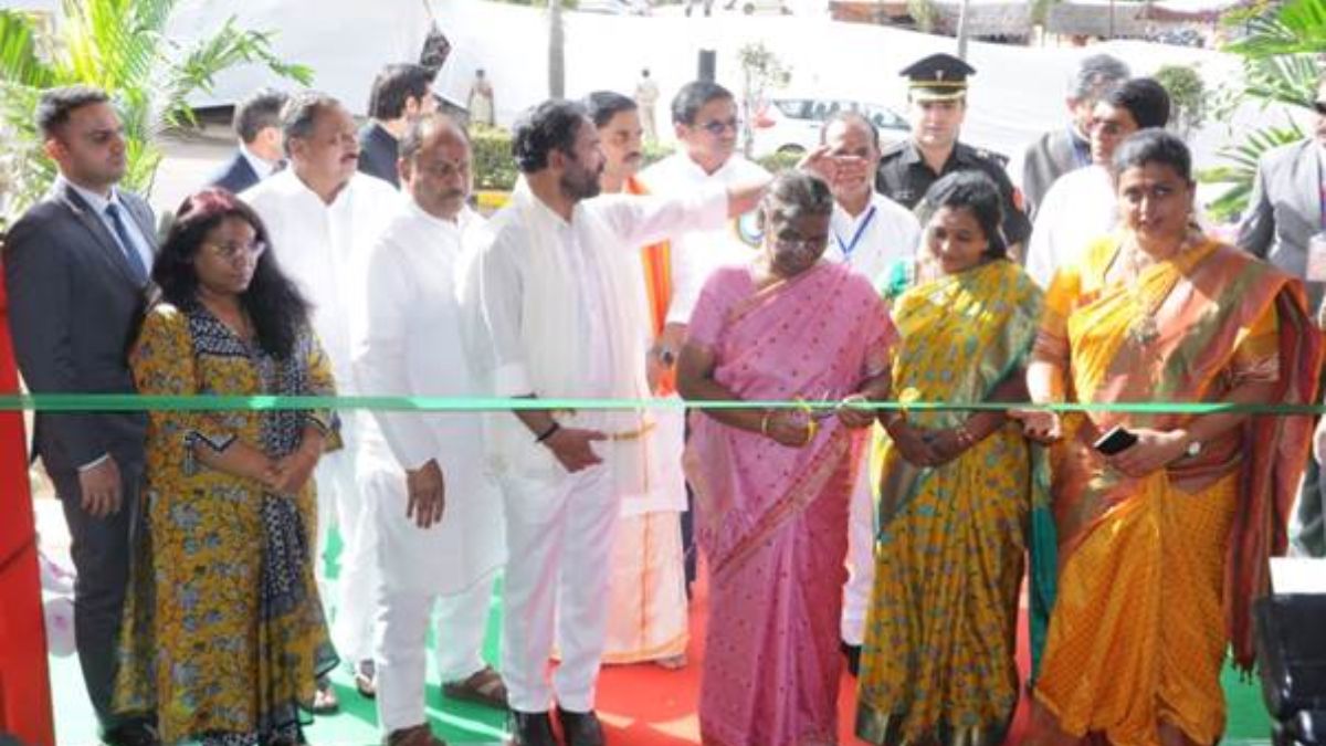 President of India Smt Droupadi Murmu inaugurates the project “Development of Srisailam Temple in the State of Andhra Pradesh”