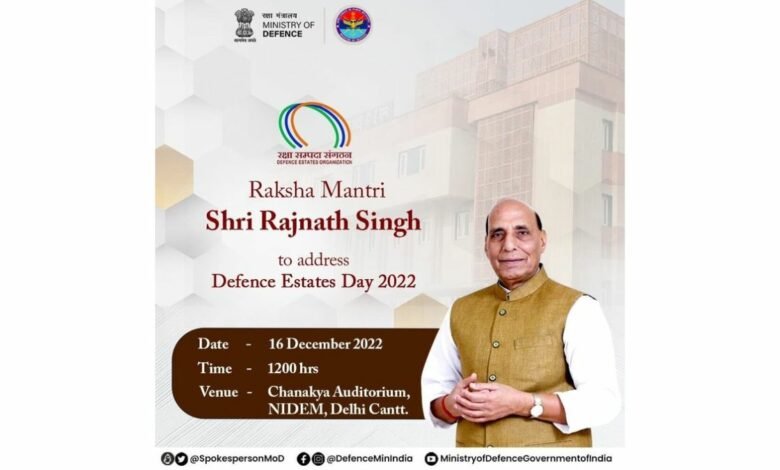 Strong internal legal system & expertise in laws key to dealing with land disputes: Raksha Mantri tells DGDE on Defence Estates Day