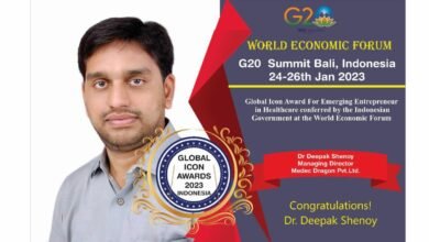 Medec Dragon Chief Prof Dr Deepak Shenoy conferred with Global Icon Award at Royal Palace