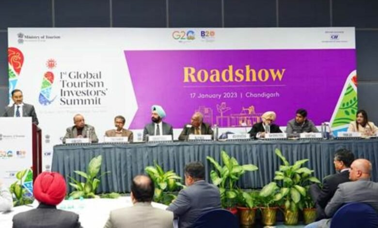 Tourism Ministry organizes roadshow at Chandigarh ahead of the first Global Tourism Investors’ Summit to be held in New Delhi