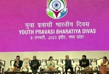 Shri Anurag Singh Thakur addresses the plenary session of the Pravasi Bharatiya Divas convention which began in Indore