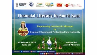 Conference on Financial Literacy in Amrit Kaal - Empowering Investors to be held at Vanapa Hall, Aizawl, Mizoram