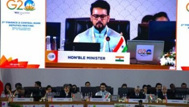 Shri Anurag Thakur addresses the inaugural session of the 2nd Finance and Central Bank Deputies (FCBD) Meeting in Bengaluru