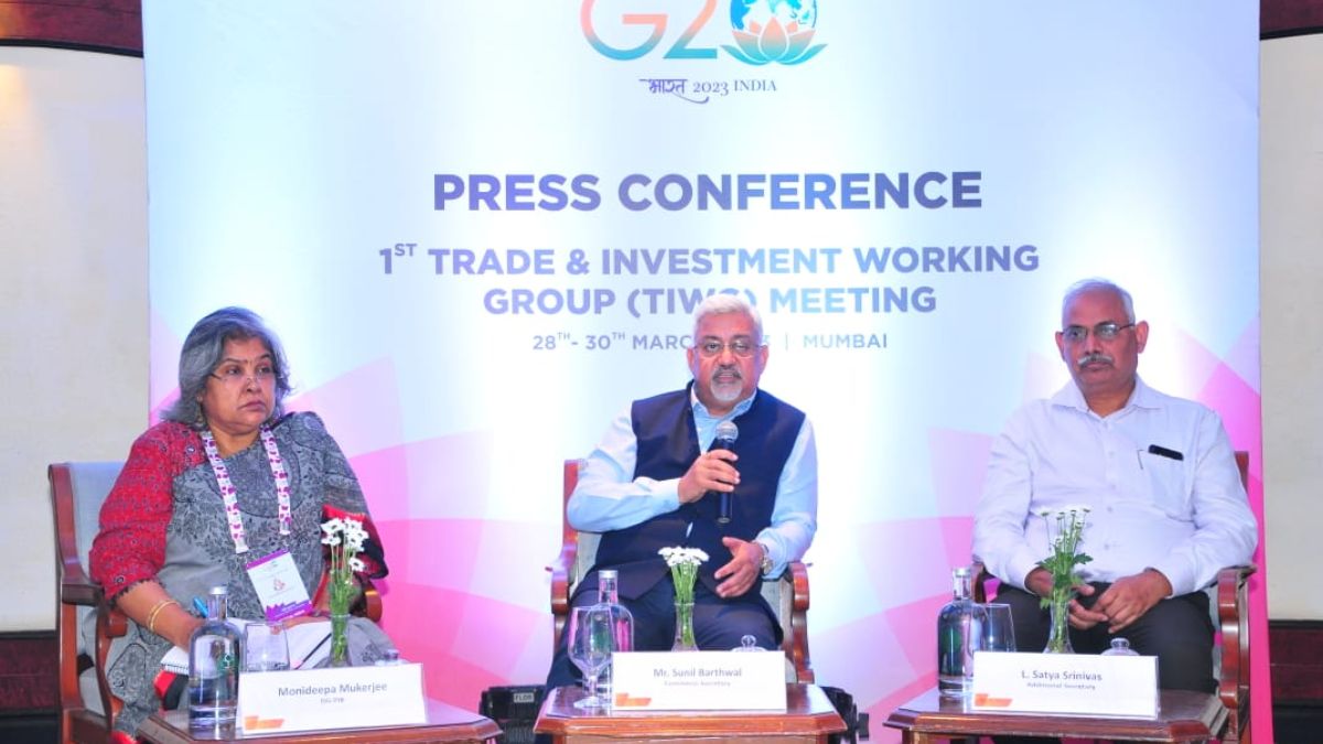 1st G20 Trade and Investment Working Group (TIWG) Meeting in Mumbai, March 28th – 30th, 2023