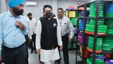 The information and Broadcasting Minister visited NFAI, Pune and reviewed the progress of NFHM