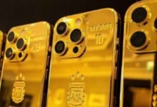 Messi Gold iPhone gift