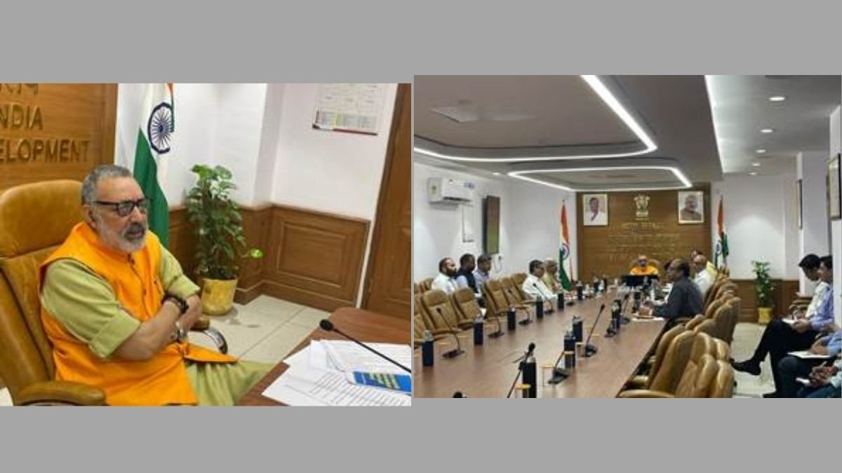Shri Giriraj Singh reviews progress on ‘Project for Creating 250 Model Gram Panchayat Clusters across India’