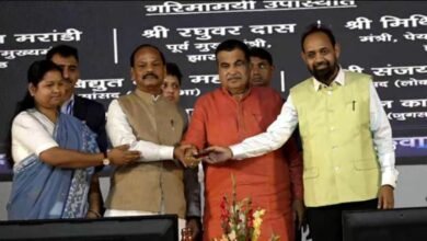 Shri Nitin Gadkari inaugurates and lays foundation stones of 10 National Highway projects worth Rs.3843 crore in Jamshedpur, Jharkhand