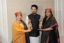 Union Minister Shri Anurag Thakur meets the team behind Elephant Whisperers