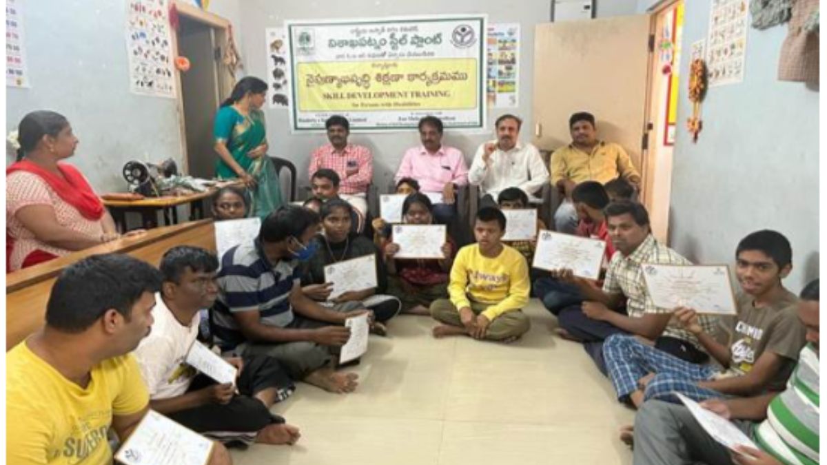 RINL imparts skill training to 100 divyangjans to MAKE them self-reliance