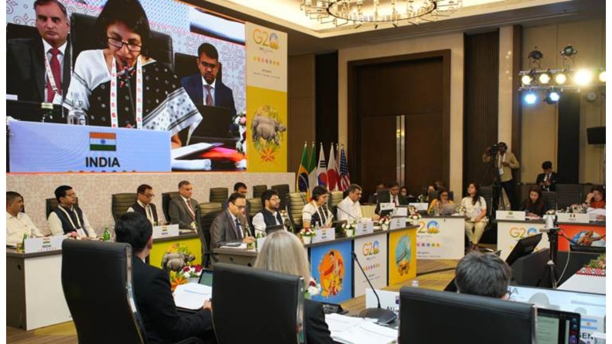 Discussions take place on Draft Ministerial Declaration on three priority areas on the second day of the EWG Meeting from 3rd-5th April 2023 at Guwahati, Assam