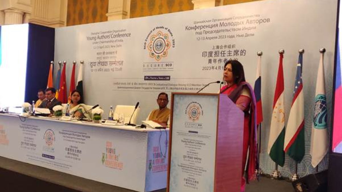 Smt. Meenakshi Lekhi inaugurates SCO Young Authors’ Conference in New Delhi yesterday